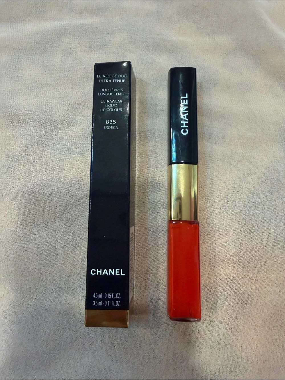 Chanel Le Rouge Duo Ultra Tenue Liquid Lip Colour - 835 Erotica